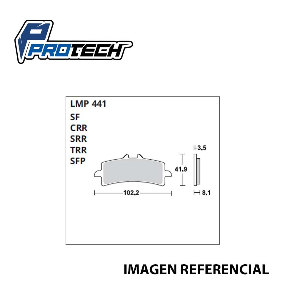 PASTILLA FRENO LMP-441 PROTECH  CFMOTO CF-150 NK