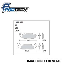 PASTILLA FRENO LMP-459 (DELANTERA) PROTECH  CRF-250L/F-026B
