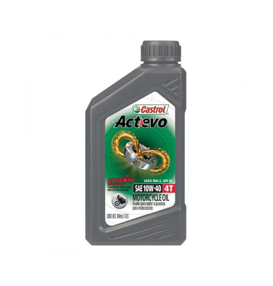 Aceite Castrol Actevo Mineral 4T 10W40 1qt