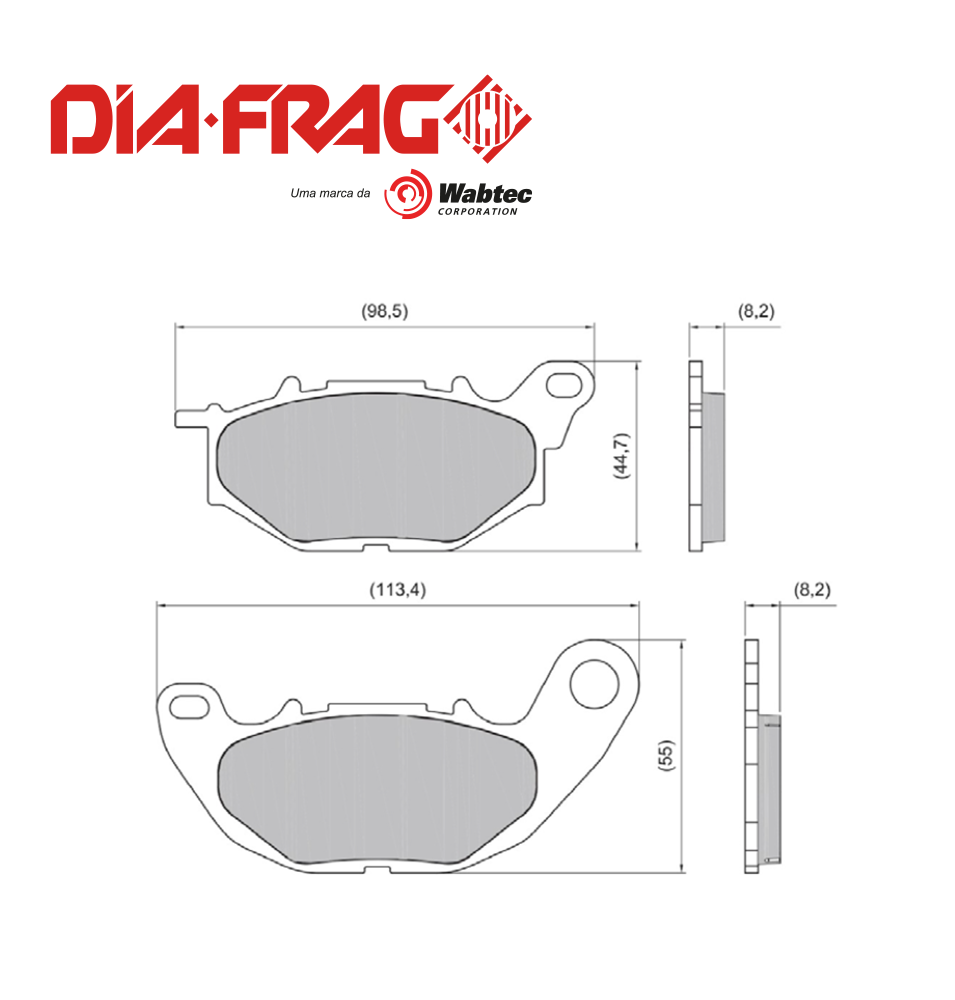 PASTILLAS DE FRENO LMP-531 DIAFRAG  YZF-R3 DELANTERA