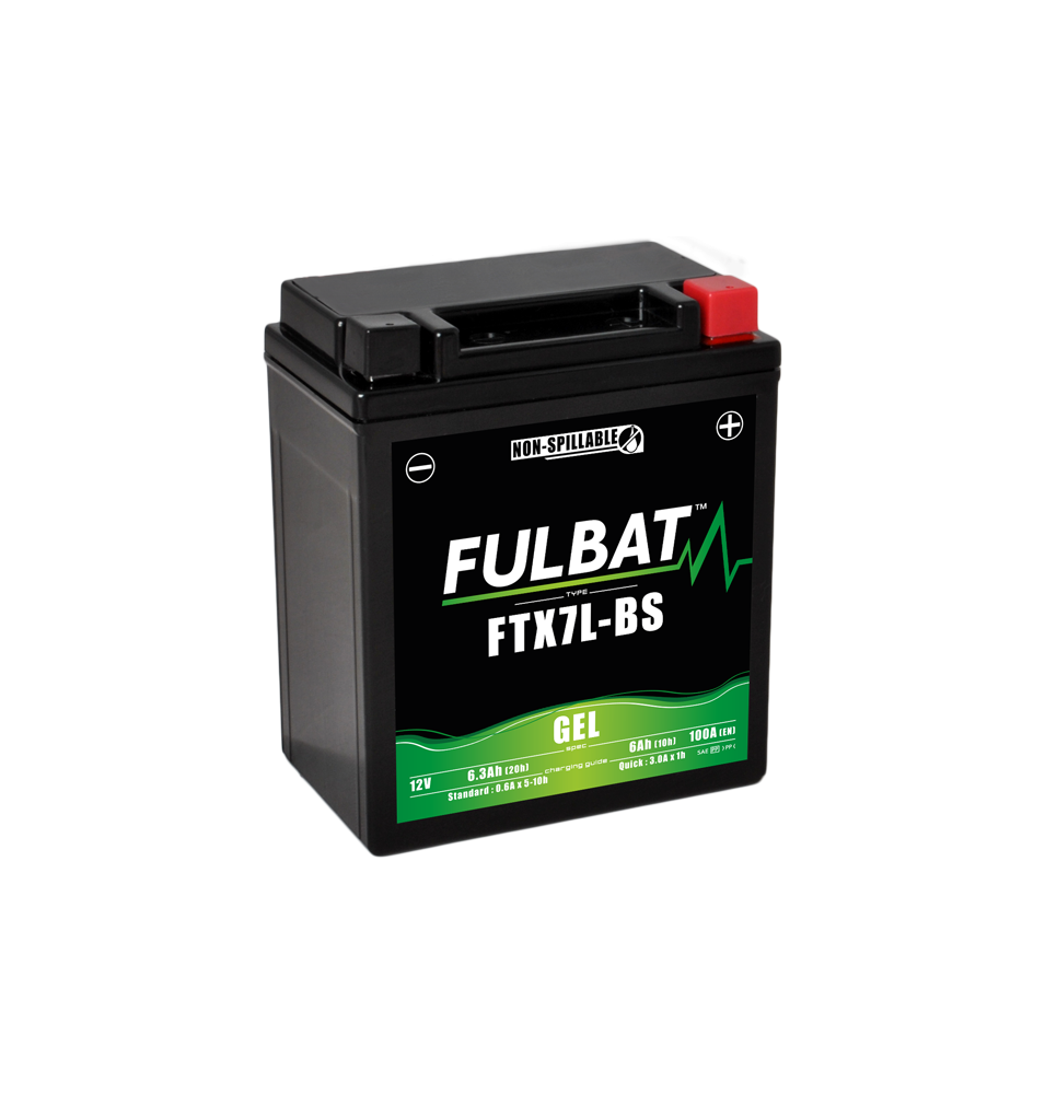 BATERIA FULBAT FTX7L-BS-GEL 12 VOLT 6 AMP 100 CCA