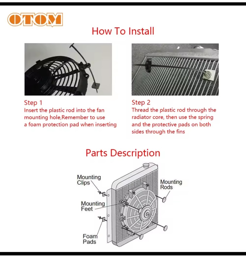 KIT SOPORTE PARA ELECTRO VENTILADOR UNIVERSAL