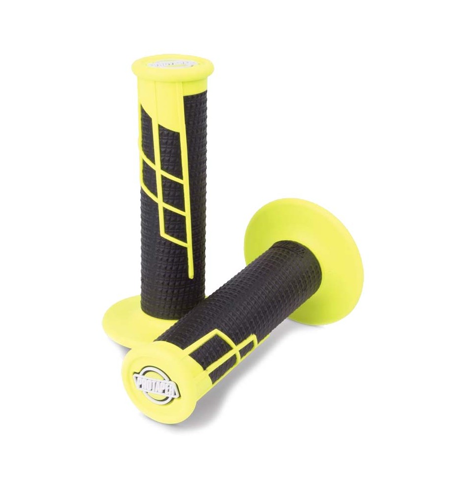 PUÑOS PROTAPER CLAMP ON 1/2 WAFFLE NEO/YELOW/BLK