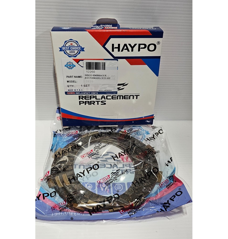 DISCO EMBRAGUE JGO YAMAHA XTZ-125