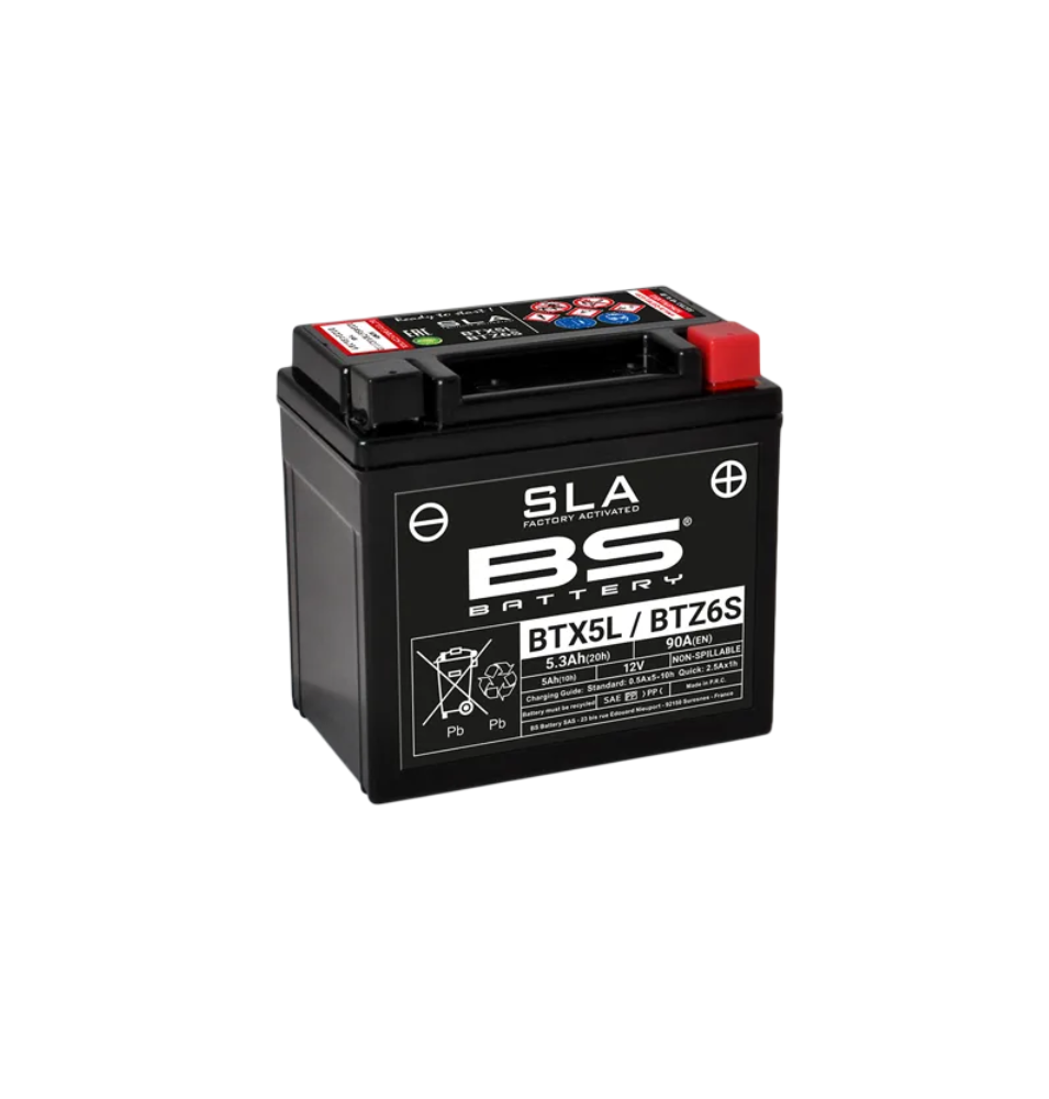 BATERIA BTX5L/BTZ6S BS GEL ACTIVADA