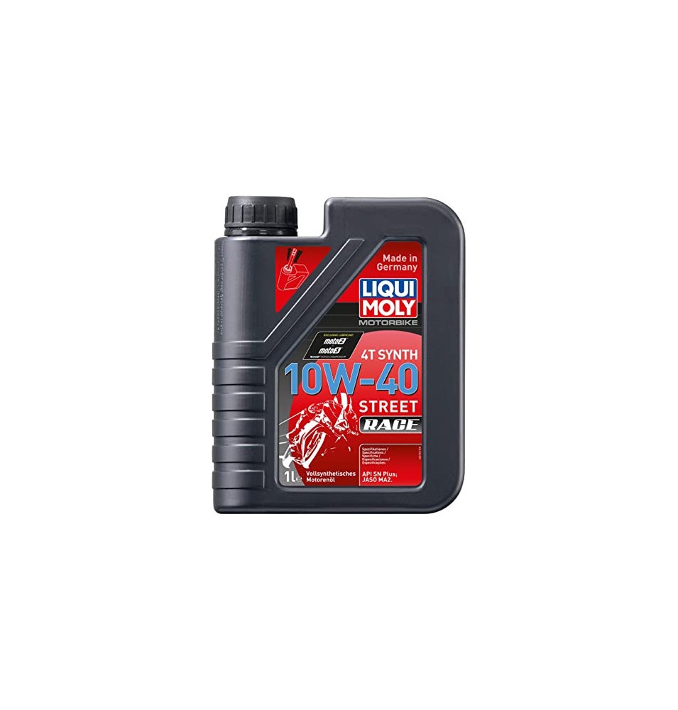 ACEITE LIQUI MOLY 10W40 4T SYNTH STREET RACE