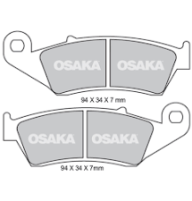 PASTILLA DE FRENO OSAKA P10037 CRF XR DR lmp264